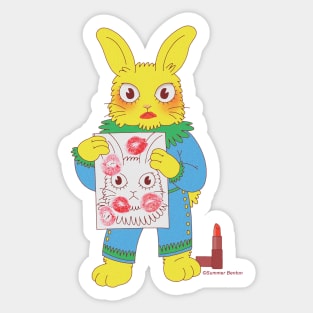 Self-Love Bunny Sticker